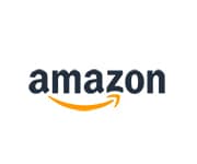 Amazon logo featuring the word amazon in lowercase black letters with an orange arrow beneath it, starting at the letter a and curving to the z, symbolizing a smile and the companys wide range of products from A to Z.